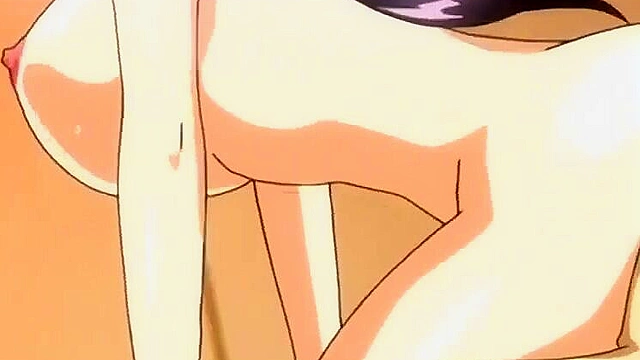 Flaming Impregnating Classmate 1 - Busty hentai schoolgirl gives a boobjob in the grass near school