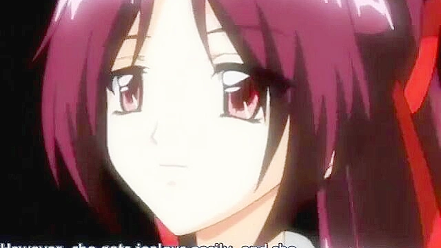 Flaming Impregnating Classmate 1 - Busty hentai schoolgirl gives a boobjob in the grass near school