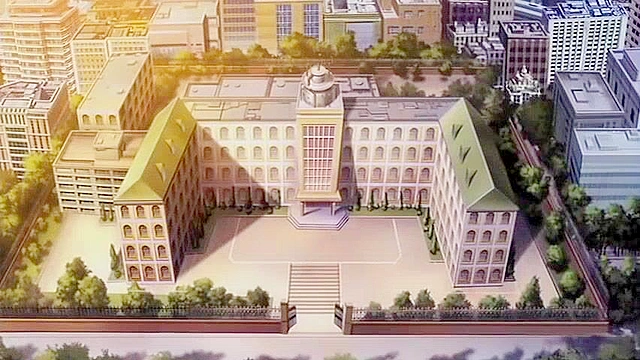 Hentai senpai gives a sloppy underwater blowjob and spa fuck