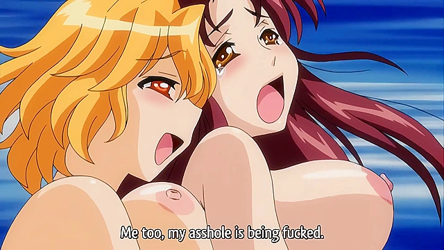 Bust to Bust 3 - Busty hentai schoolgirls and pervy teacher fuck stiff dicked student