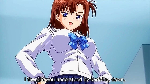 JK to Lewd Teacher 4 ep1 - Bitchy hentai schoolgirl is caught masturbating and is fucked by teacher