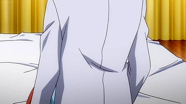 Triangle Blue 1 - NTR hentai - Bad friend stays over and bangs MC's busty virgin girlfriend