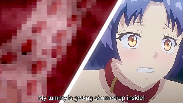 Hanako of the Bathroom 3 - Doggirl spirit is fucked hard by magic hentai cock