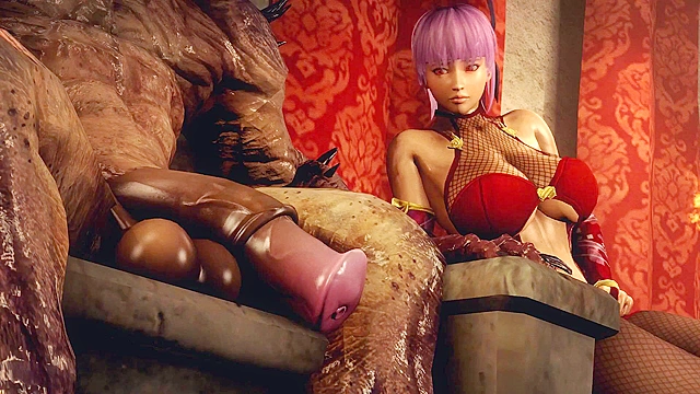 Busty friends gets ass fucked by demons in 3d hentai hell