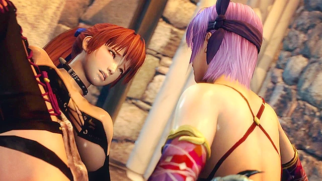 Busty friends gets ass fucked by demons in 3d hentai hell