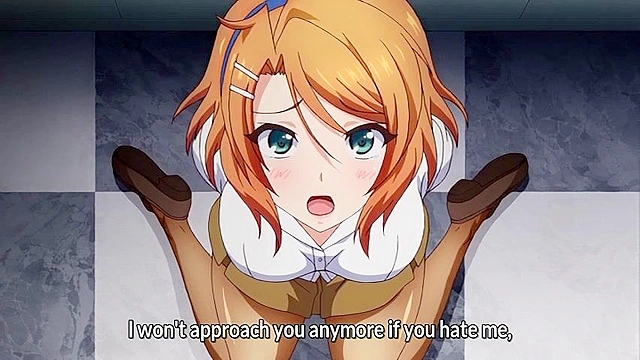 Bitch Teacher 4 ep6 - Petite redheaded teacher is tied up and face fucked