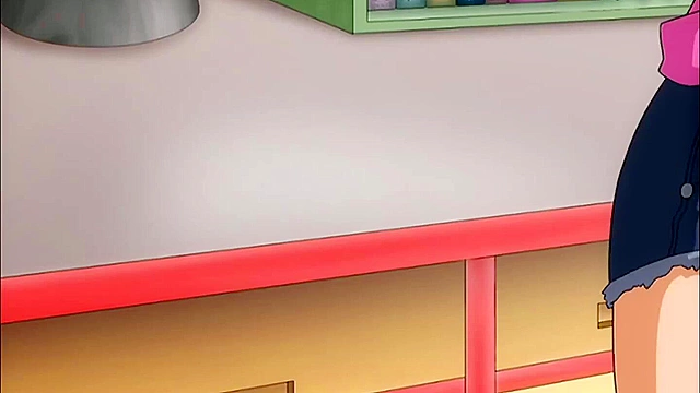 Color of Sky, Color of Water 2 - Busty anime schoolgirl is fucked on the beach