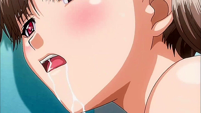 Color of Sky, Color of Water 2 - Busty anime schoolgirl is fucked on the beach