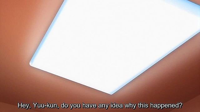 Cute anime catgirl blows a guys cock and then slurps up the cum