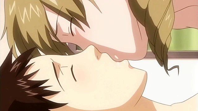 Horny nerd pounces on busty teasing anime stepsister and pounds her pussy