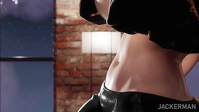 The Captive 1 - Busty vampire girl gets her face fucked by big werewolf