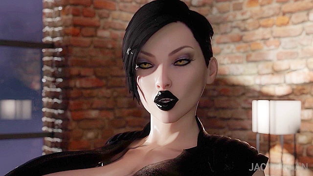 The Captive 1 - Busty vampire girl gets her face fucked by big werewolf