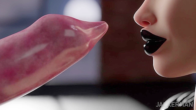 The Captive 1 - Busty vampire girl gets her face fucked by big werewolf