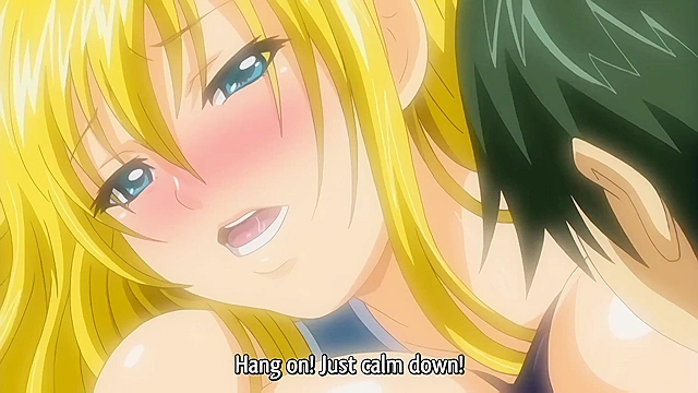 Milady is Obsessed with Sex 1 - Curvy hentai princess in swimsuit has her butler fuck her