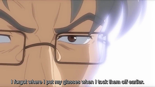 Busty redheaded wife gets her holes fucked by dirty old hentai men