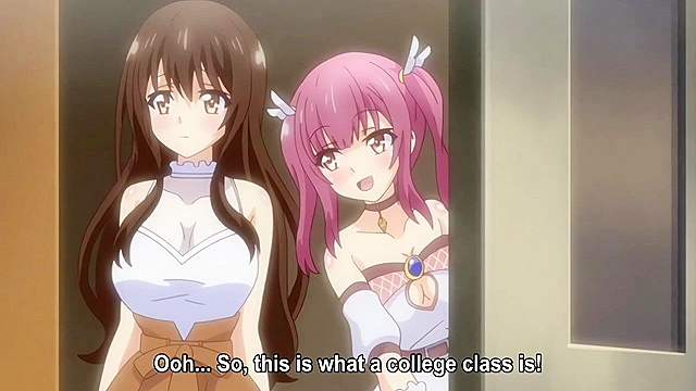 Exhibitionist Magical College Girl Crystear 1 - Busty magical girl creampied in public