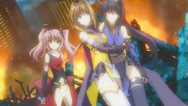 Beat Blades Haruko 3 - Futa with tentacles fucks bound ninja girl