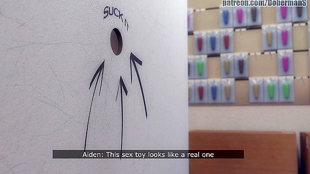 Redhead slut cheats on her husband in a sex shop - 3D NTR animated comics