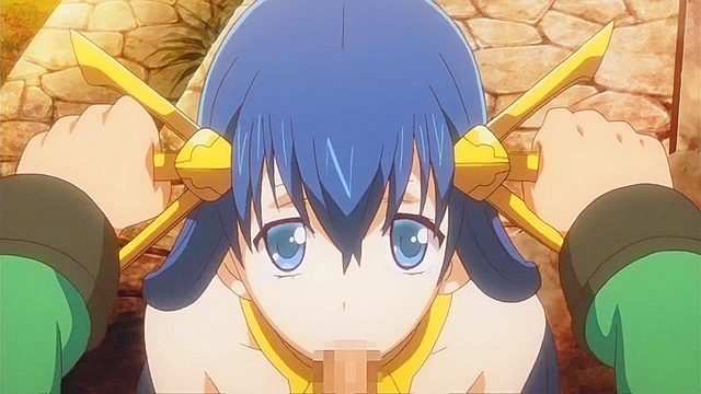 Rance Quest for Hikari 4 - Busty hentai princess pounds her pussy down on cock