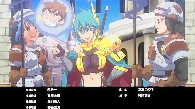 Rance Quest for Hikari 4 - Busty hentai princess pounds her pussy down on cock