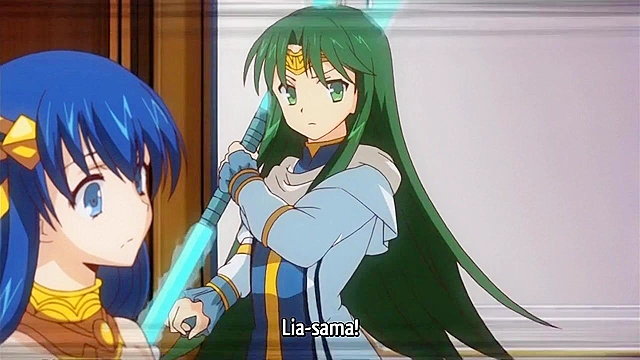 Rance Quest for Hikari 4 - Busty hentai princess pounds her pussy down on cock