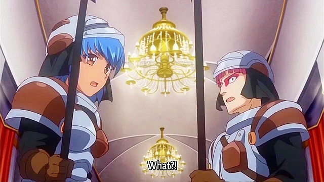 Rance Quest for Hikari 4 - Busty hentai princess pounds her pussy down on cock