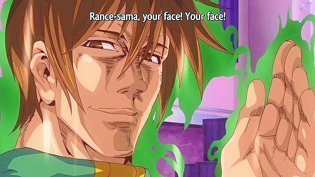 Rance Quest for Hikari 4 - Busty hentai princess pounds her pussy down on cock