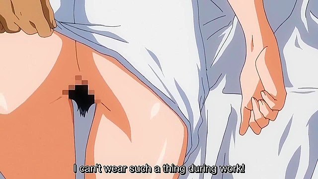 Secret Hot Spring Tour 2 - Hairy pussy anime schoolgirl gets fucked while loser watches