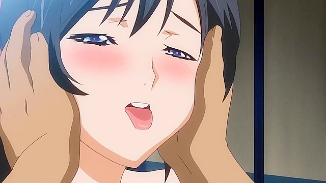 Secret Hot Spring Tour 2 - Hairy pussy anime schoolgirl gets fucked while loser watches