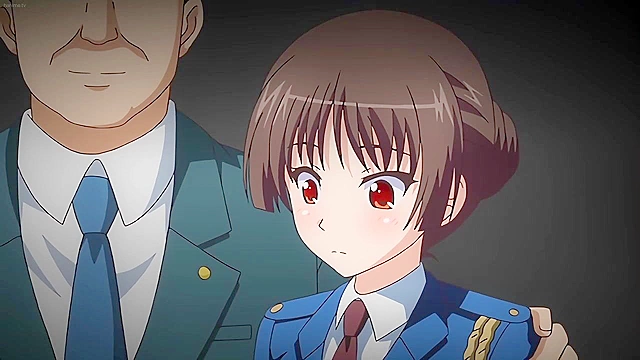 Lewd Teacher 4 feat Giin Sensei 2 - Hentai teacher fucks busty teen in cop uniform