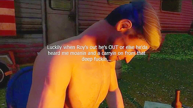 Reparations - Redneck girl with huge tits gets her first black dick in the trailer