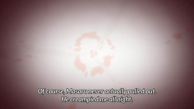 When the Hydrangeas Fall Off - Cheating anime girlfriend gets creampied by jerk