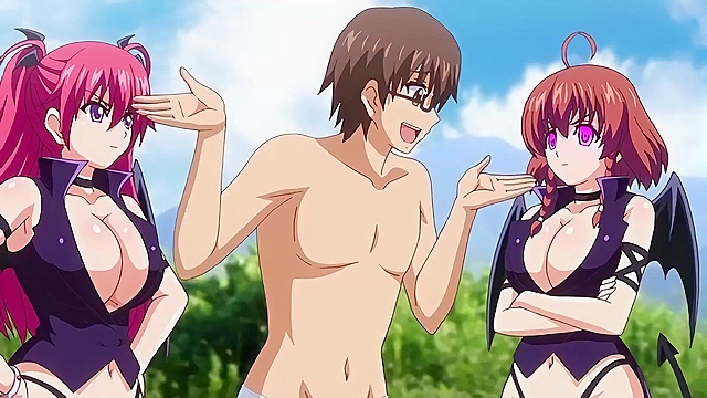 Nuki Doki! Revolution 4 - Cute angel gets her hentai asshole fucked deep doggy style