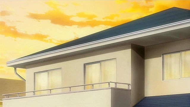 Dirty hentai cheerleader with huge tits puts on her uniform and fucks