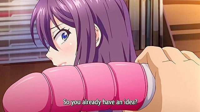 Bitch Teacher 4 ep3 - Busty hentai teacher rough doggy fucked by dildo