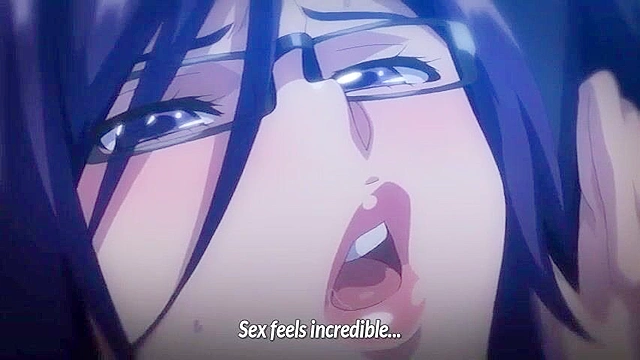 Goddess of Spectacles 2 - Busty hentai schoolgirl fucks her younger brother in the public shower