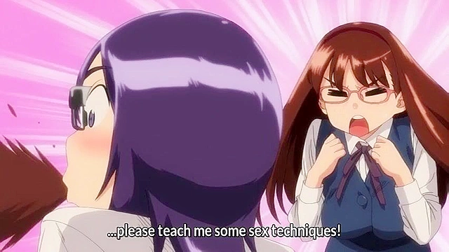 Goddess of Spectacles 2 - Busty hentai schoolgirl fucks her younger brother in the public shower