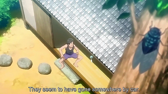 Melty Orgasm - Hentai aunt with huge tits teaches virgin nephew how to fuck