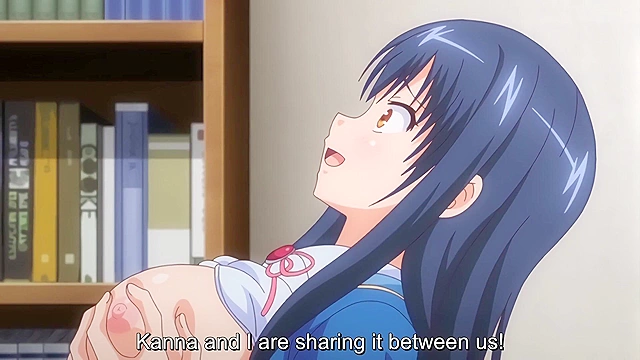 My Teacher Did to Me... 4 - Busty hentai teen fucked in classroom threesome