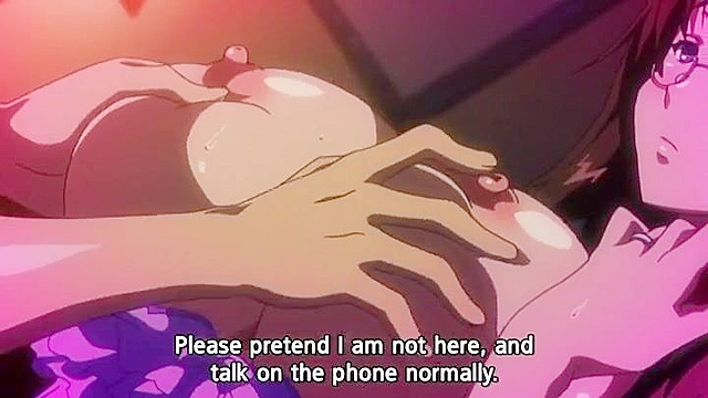 Horny guy can't get enough of that busty hentai milf pussy