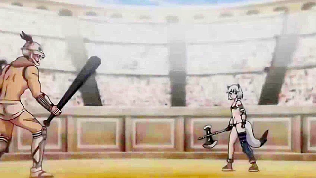 Gladiator Harem Colosseum 4 - Hentai princess sisters get fucked by dirty barbarian cock