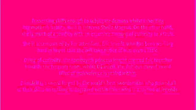 Princess with a Cursed Sword is Very Lewd 2 - Busty anime warrior tentacle banged