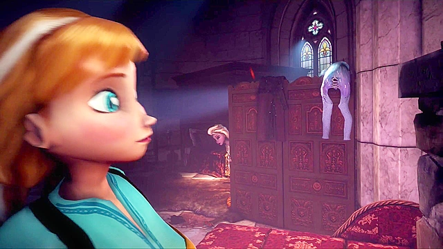 Queen Elsa from Frozen uses a prisoner as her personal fuck toy