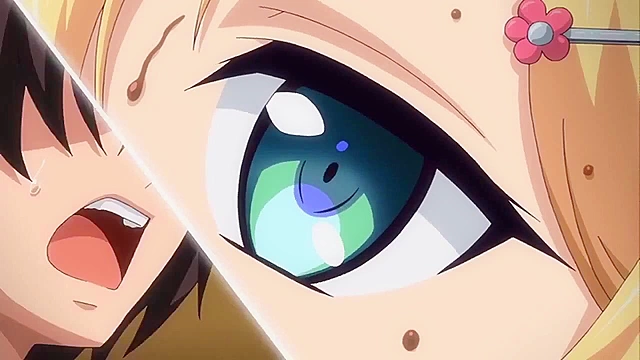 Mankitsu Happening 2 - Three busty hentai teens get fucked at once in harem groupsex