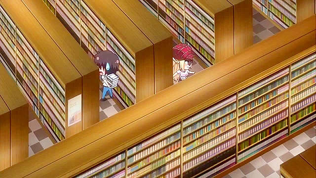 Mankitsu Happening 2 - Three busty hentai teens get fucked at once in harem groupsex