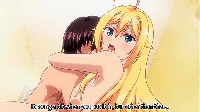 Mankitsu Happening 2 - Three busty hentai teens get fucked at once in harem groupsex