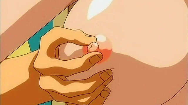 Dirty teacher fucks one of his busty anime students in her bedroom