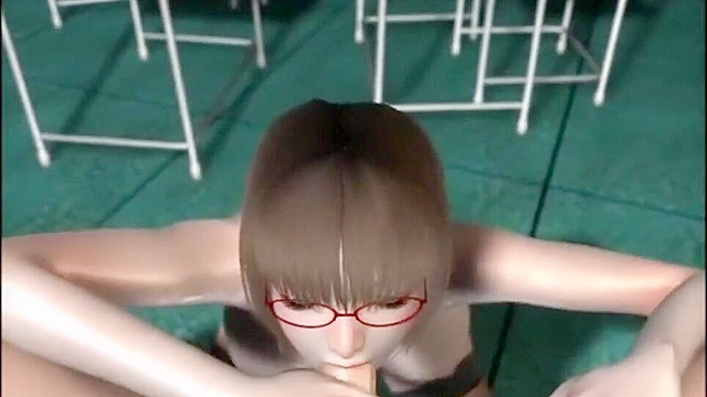 Lewd Bomb Bust Female Teacher - Busty 3d teacher sucks dick in classroom