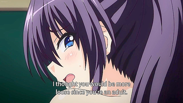 Hypnosis Academy (2018) 3 - Class watches while busty hentai teacher fucked through stockings