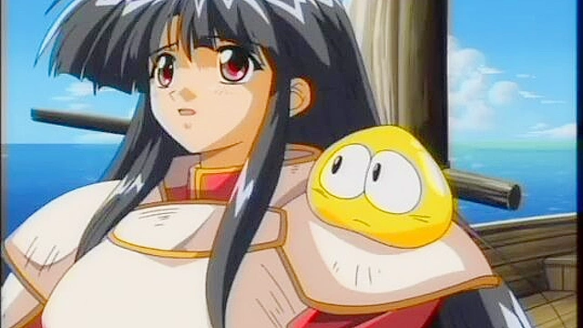 Sexy anime girls get all their holes probed by demon tentacles